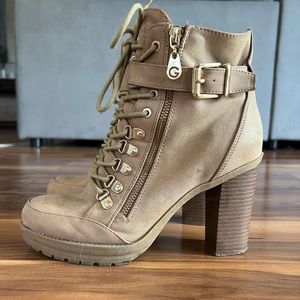 Guess Booties - Tan